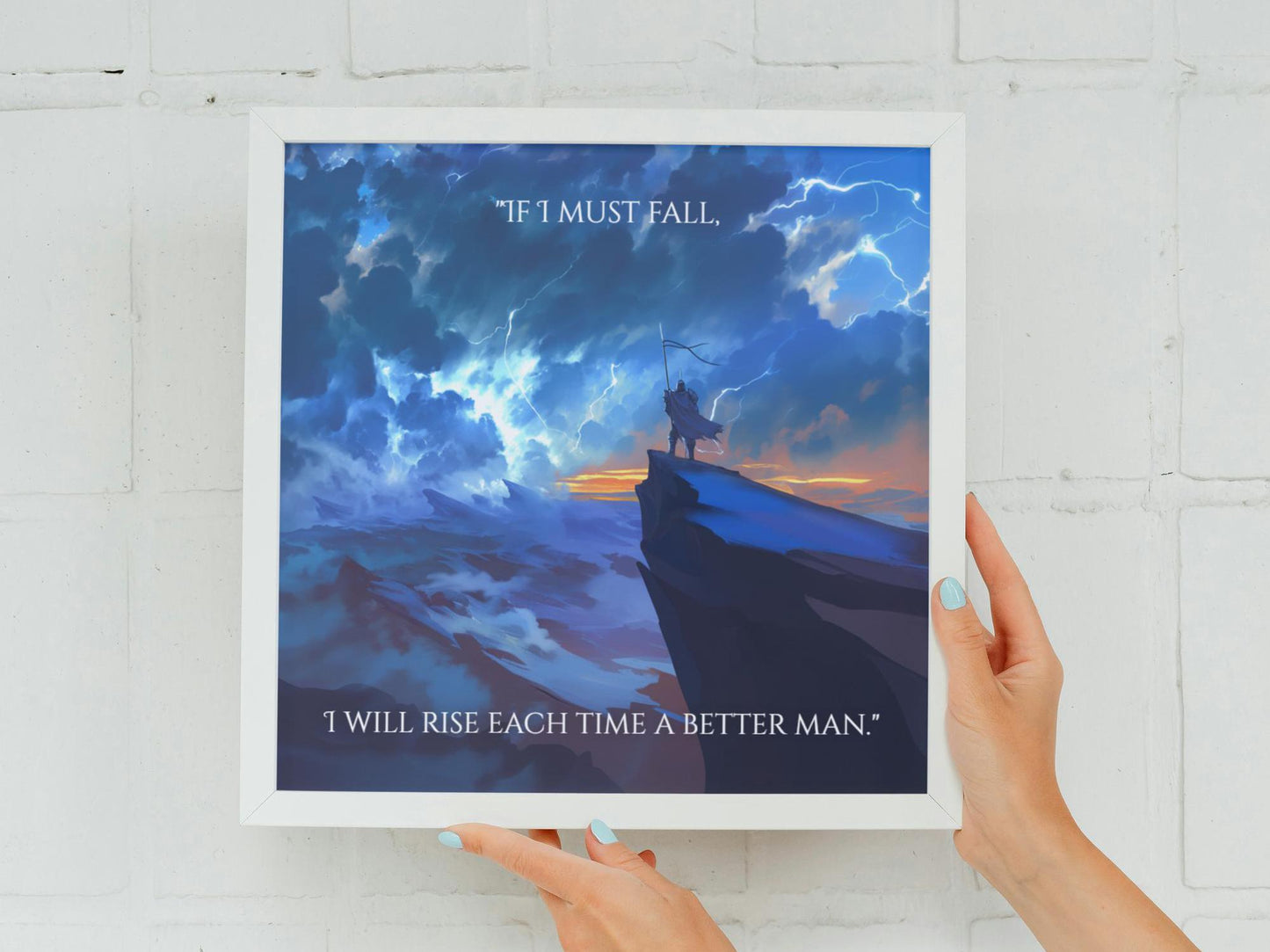 Motivational Cosmere Poster, Inspirational Wall Art, Horizontal Decor Print, Office Quote Sign, Dorm Room Artwork, Digital Download