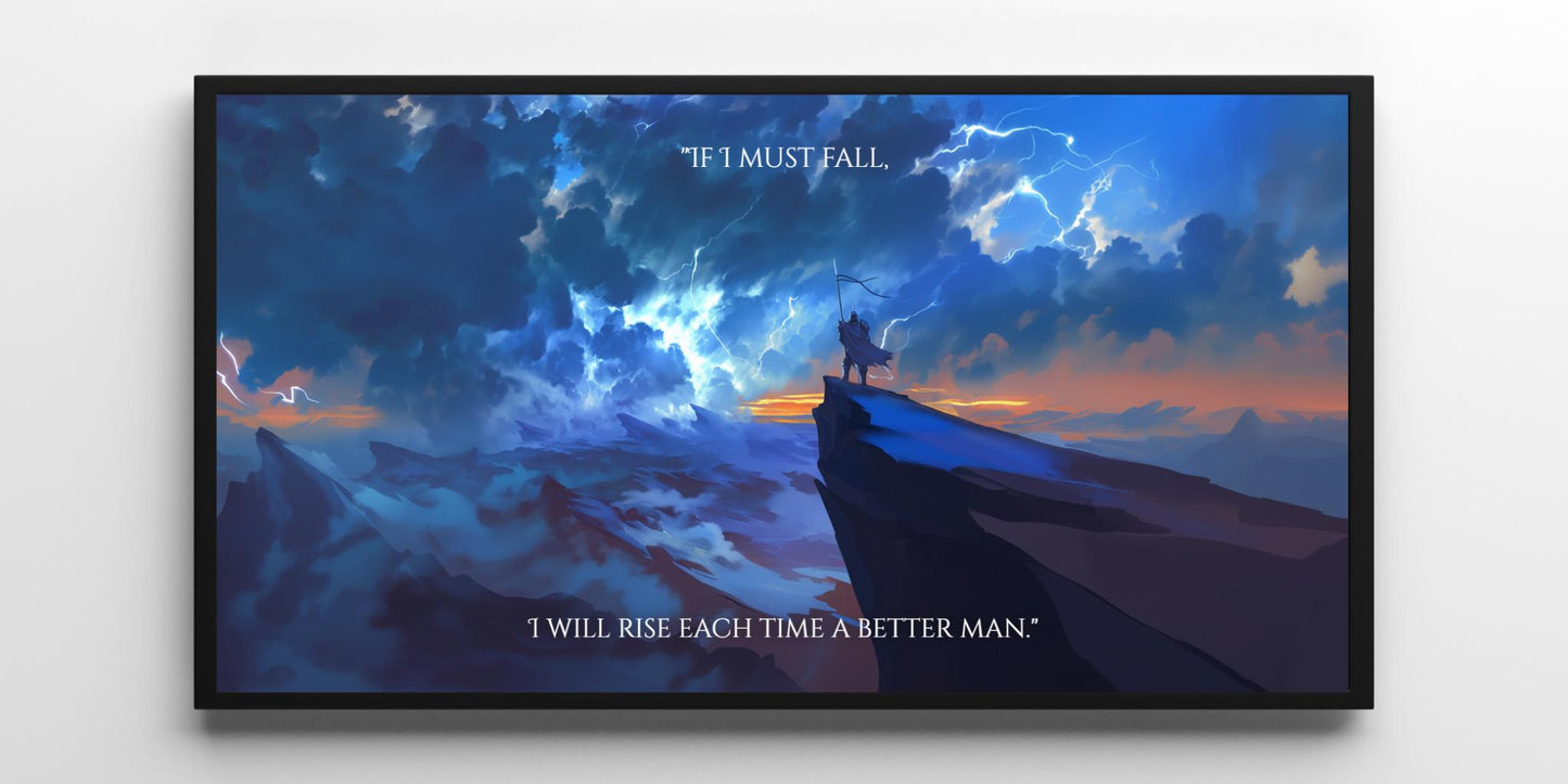 Motivational Cosmere Poster, Inspirational Wall Art, Horizontal Decor Print, Office Quote Sign, Dorm Room Artwork, Digital Download