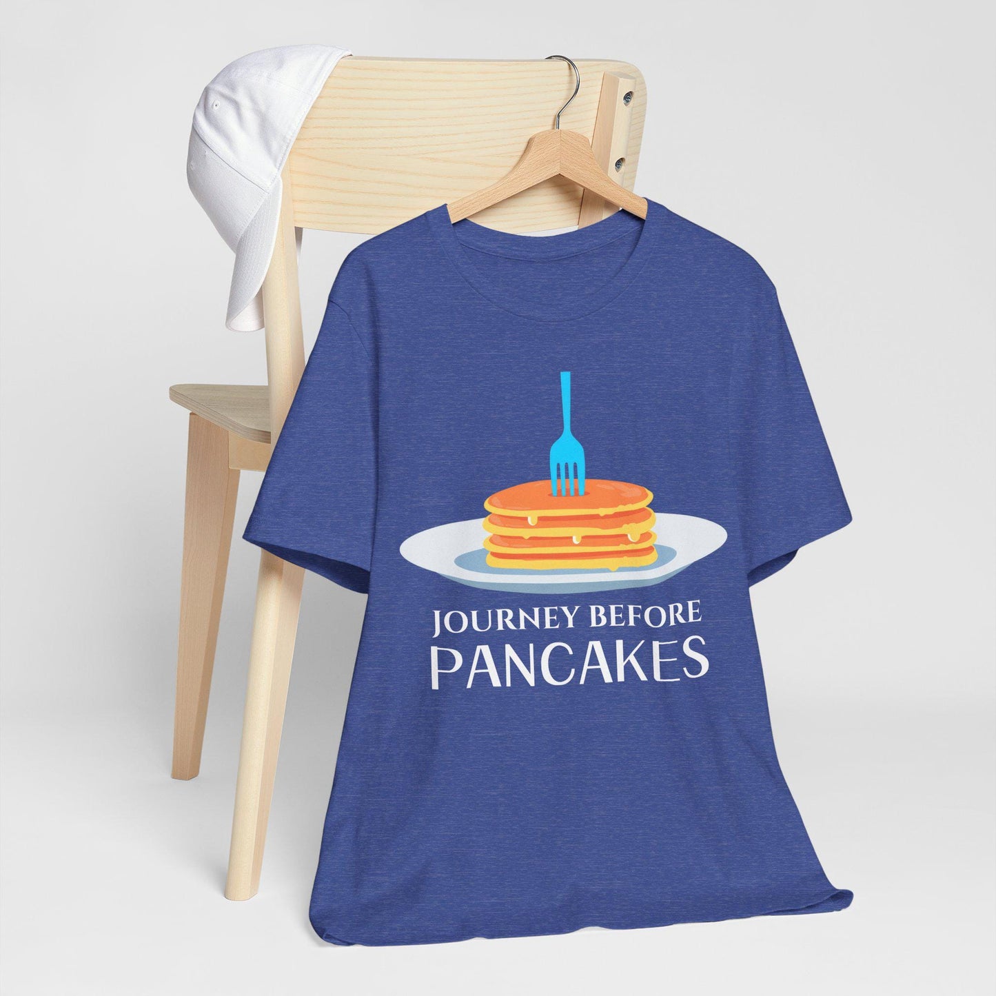 Journey Before Pancakes Unisex Tee, Shirt for Fans, Graphic Tee, Book Lover Gift, Minimalist Short Sleeve Tshirt, Cosmere Inspired