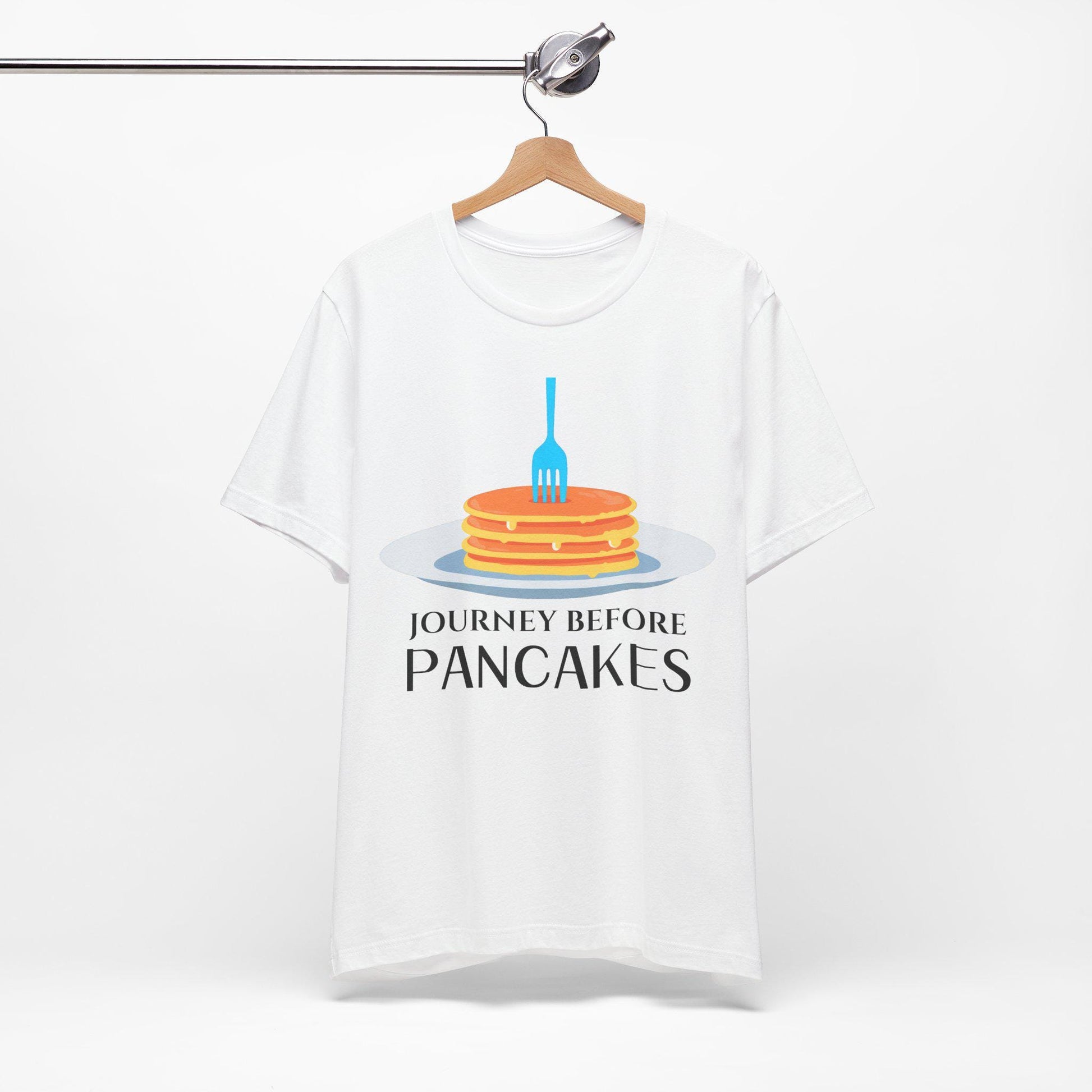 Journey Before Pancakes Unisex Tee, Shirt for Fans, Graphic Tee, Book Lover Gift, Minimalist Short Sleeve Tshirt, Cosmere Inspired